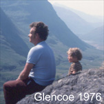 Alan with his Dad in Glencoe