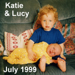 Katie & Lucy Davies - July 1999